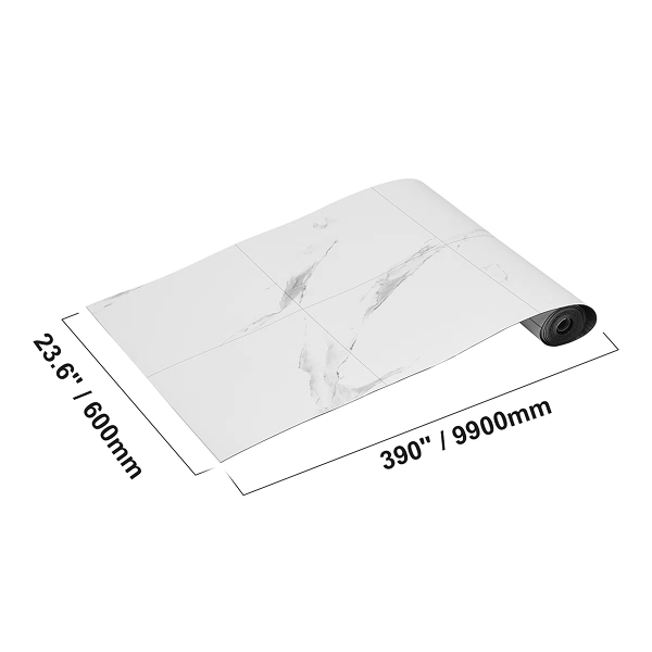 0.5'' Thick 390'' W x 23'' L Vinyl