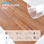 Charger l&#39;image dans la visionneuse de galerie, 36-Pack 54 Sq.ft Peel and Stick Floor Tiles Vinyl Plank Flooring Wood Look, Adhesive and Waterproof Tile Sticker for Bedroom, Living Room, Kitchen, RV in Rosewood
