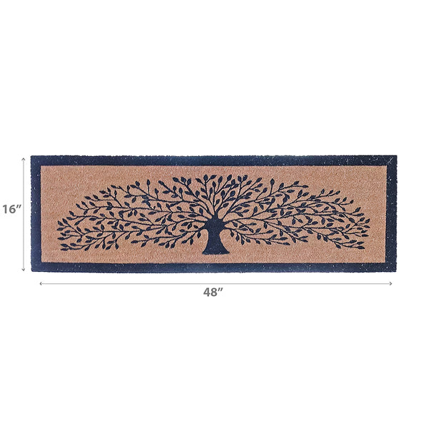 IH Casa Decor ERO Modern 16-Inch x 48-Inch Coir Door Mat Tree