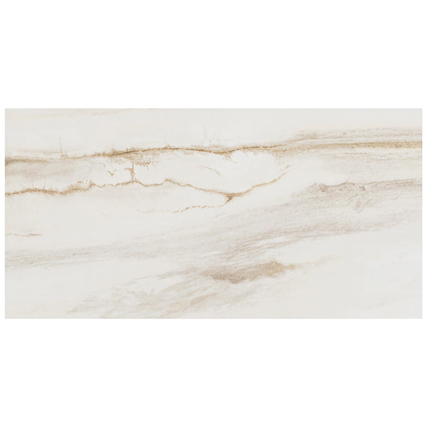 MSI Stone ULC Gallaxy Almond Porcelain Tile 0.41 inch Thick 24 inch x 48 inch 15.50 sq ft/case Polished