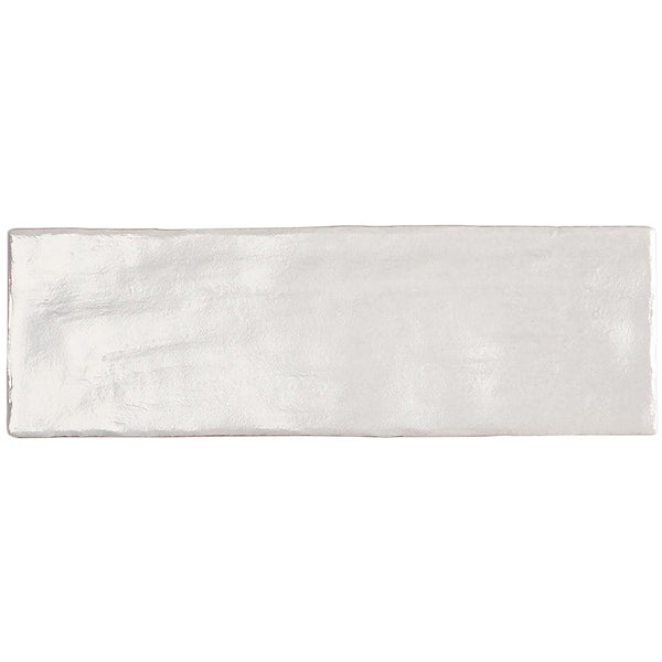 Ivy Hill Amagansett Gin White Mixed Finish Ceramic Wall Tile 2 inch x 8 inch 0.31 inch Thick 5.38 sq ft/case