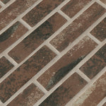 Charger l'image dans la visionneuse de galerie, MSI Stone ULC Capella Red Brick Porcelain Tile 0.35 inch Thick 2 inch x 10 inch 5.15 sq. ft./Case Matte Brick Look Floor and Wall Tile