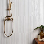 Charger l'image dans la visionneuse de galerie, Ivy Hill Tile Vistaio Blanco White 5.27 in. x 17.71 in. Glossy Ceramic Mosaic Wall Tile – 0.64 Sq. Ft. per Tile, Polished Low Sheen Finish