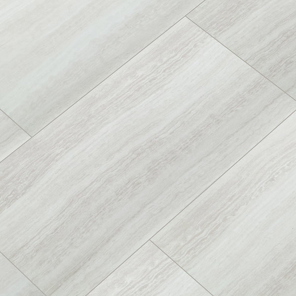 MSI Stone ULC White Ocean 12 in. x 24 in. Rigid Core Luxury Vinyl Tile Flooring (19.37 sq. ft. / case)