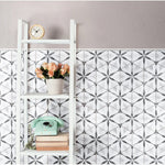 Load image into Gallery viewer, Merola Tile Classico Bardiglio Hex Flower Porcelain Tile 0.34 inch Thick x 7 inch Wide – 7.5 sq. ft. Coverage – Marble Look Hexagon Finish