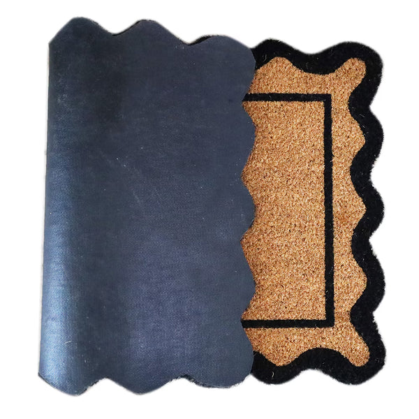 StyleWell 18 inch x 30 inch Hello Coir Door Mat – Natural Non-Slip Front Entrance Welcome Mat