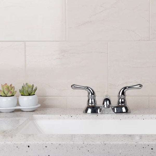 Merola Tile Ferraras Base Ceramic Wall Tile 8 inch Width 12 inch Length 11.2 sq ft/case Glossy Marble Look Finish
