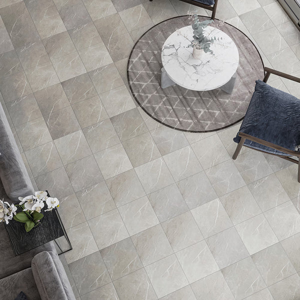 Marblesque Keaton Marble 5.5 mm T x 18-1/2-in W x 37-in L Rigid Core Flooring (19.02 sq. ft./case)