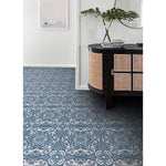 Charger l&#39;image dans la visionneuse de galerie, Ensemble de 20 carreaux de vinyle FloorPops Blue Erina 12 po x 12 po (1 pi² chacun)
