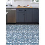 Charger l&#39;image dans la visionneuse de galerie, Ensemble de 20 carreaux de vinyle FloorPops Blue Erina 12 po x 12 po (1 pi² chacun)
