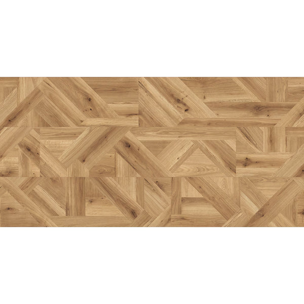 Revêtement de sol stratifié aspect bois TrafficMaster Hampton Oak, 8 mm x 7,6 po l x 54,45 po L, beige clair et beige clair (20,11 pi²/boîte) (Copie)