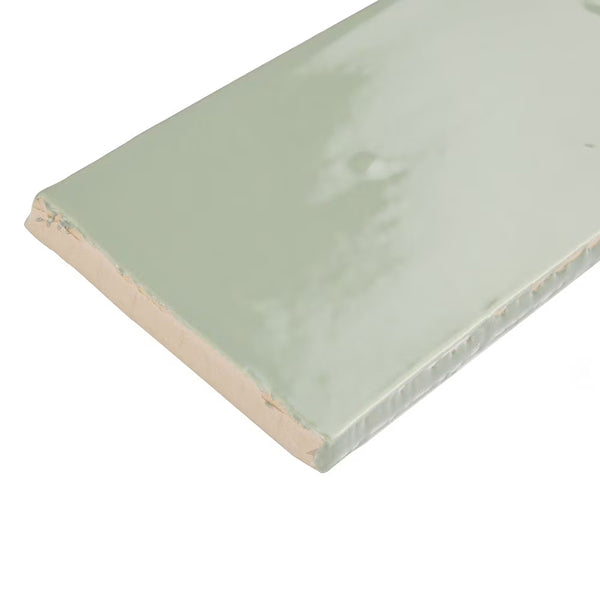 Merola Tile Chester Sage 3 inch x 6 inch Ceramic Wall Tile – 5.72 sq. ft. per Case, Glossy Smooth Finish