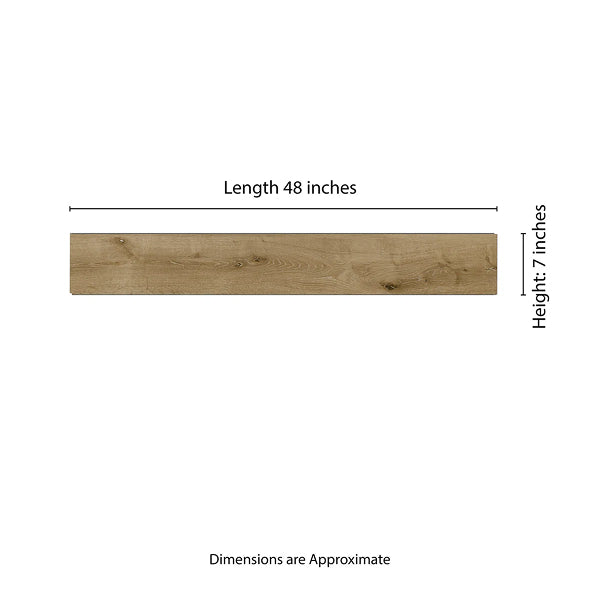 Hayes 7 In. X 48 In. 12mil 5mm Waterproof Rigid Core Luxury Vinyl Plank Flooring