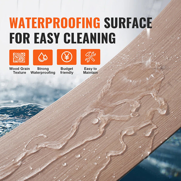 Wood-Look Vinyl 36 in. W x 6 in. L 1.2mm Luxury Vinyl Tile Flooring (54 sq.ft./case)