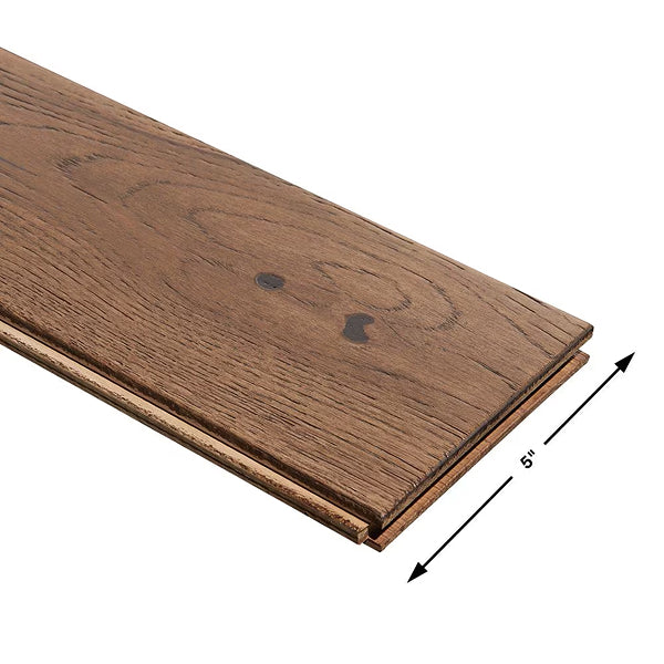 Malibu Wide Plank French Oak Ocean City solid hardwood flooring with matte finish








