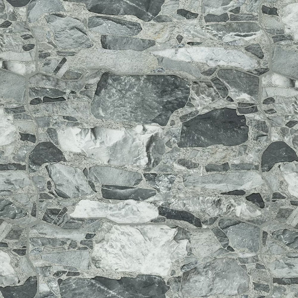 Merola Tile Rambla Grafito Porcelain Tile 0.39 inch Thickness 14.63 inch Width 14.04 sq. ft. Coverage Matte Textured Stone Look
