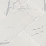 Load image into Gallery viewer, MSI Stone ULC Ader Tegal 24 inch x 48 inch Matte Porcelain Floor and Wall Tile – 16 Sq. Ft./Case – Marble Look White Finish