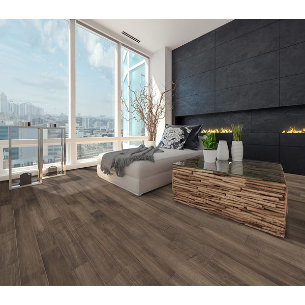 Home Decorators Collection Cambria Birch Random L x 6.5 in. W x 12 mm Grey Interlocking Engineered Hardwood Flooring (17.05 sq.ft./case)