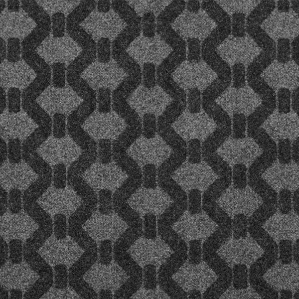 TrafficMaster Black 2 ft. x 5 ft. Embossed Polyester Needlepunch Runner Floor Mat – Non-Slip Indoor Outdoor Entrance Runner