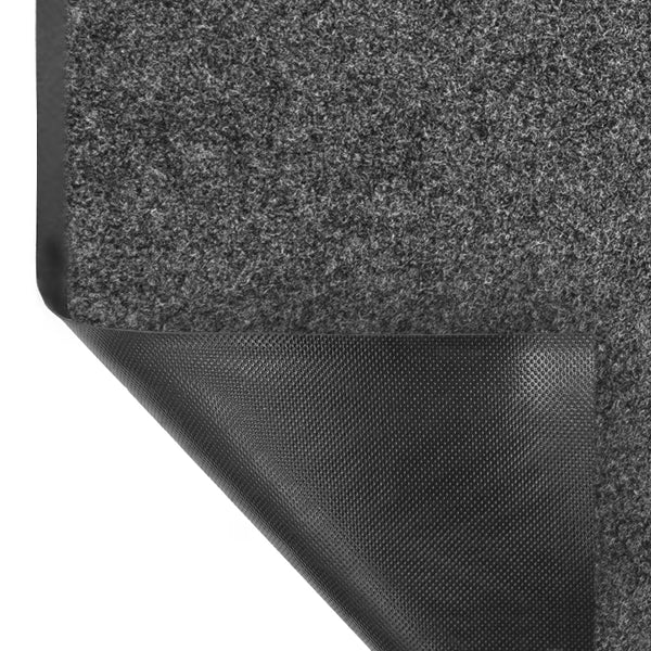 Multy Home Toledo 4 ft x 6 ft Rectangular Commercial Grey Floor Mat