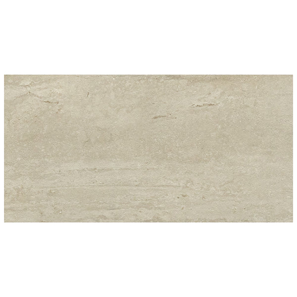 TrafficMaster Indiana Dunes 12 in. x 24 in. Grey Stone Look Peel and Stick Vinyl Tile Flooring (24 sq.ft.)