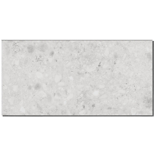 Stonehenge 2mm Thick 12" W x 24" L Terrazzo Look Glue Down Luxury Vinyl Tile (40 SQ. FT.)