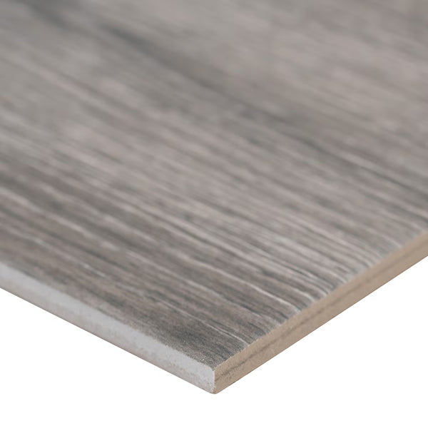 MSI Stone ULC Toledo Bark Porcelain Tile 8.9 mm Thick 6 inch x 36 inch 13.5 sq. ft./Case Matte Wood Look Floor and Wall Tile