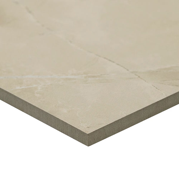 MSI Stone ULC Sande Cream Glazed Porcelain Tile 24 inch x 24 inch 16 sq. ft./Case Polished Stone Look Floor and Wall Tile