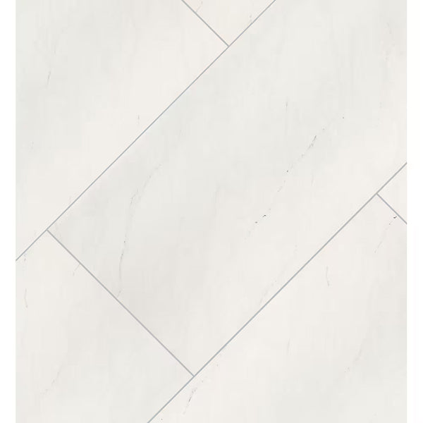 MSI Stone ULC Calcatta Bianco White 24 inch x 24 inch Polished Porcelain Floor and Wall Tile 16 sq ft per Case Marble Look