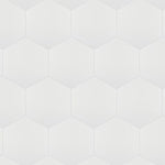 Charger l'image dans la visionneuse de galerie, Merola Hexatile Matte Blanco Porcelain Tile 0.37 inch Thick 7 inch x 8 inch 7.67 sq. ft./case Matte Hexagon