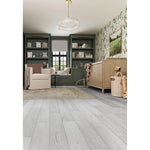 Charger l'image dans la visionneuse de galerie, NEW Restoration Collection Bespoke 7.5'' x 47.5'' x 12mm White Oak Laminate Flooring – Waterproof, Scratch &amp; Stain Resistant