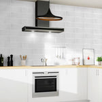 Load image into Gallery viewer, Jeffrey Court Laserbeam Grey 6 in. x 20 in. Gloss Subway Ceramic Wall Tile (10.313 Sq. Ft./Case)
