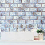 Load image into Gallery viewer, Merola Tile Antic Feelings Via Lactea 3 inch x 6 inch Ceramic Wall Tile – 4 sq.ft./case Glossy Patterned Finish