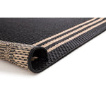Load image into Gallery viewer, Hampton Bay Border Black/Beige 8 ft. x 10 ft. Indoor/Outdoor Area Rug – Fade Resistant Polypropylene Rug