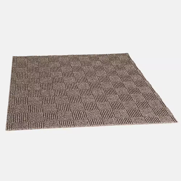 Foss Floors City Block N40 Taupe 24-inch x 24-inch Carpet Tiles (15 Tiles / Case)