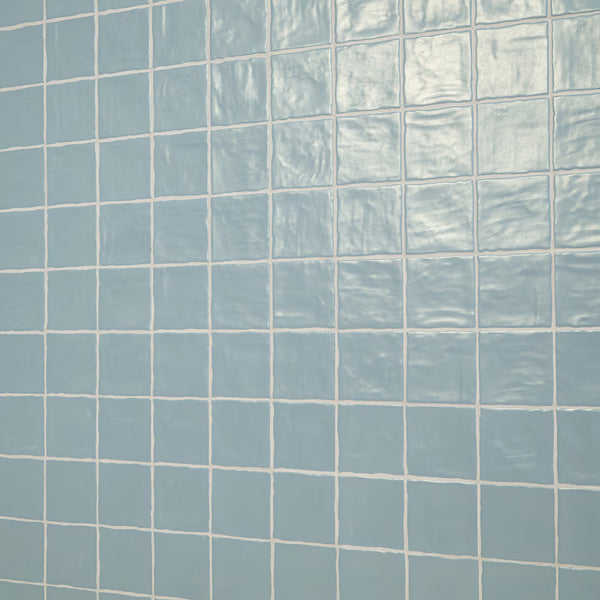 MSI Stone ULC Zelyge Marine Blue 4 inch x 4 inch Satin Ceramic Zellige Look Backsplash Tile (5.46 sq. ft./Case) – Semi-Gloss Finish
