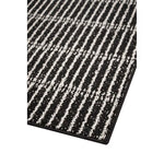 Load image into Gallery viewer, StyleWell Acton 2 ft x 5 ft Polypropylene Loop Yarn with Non-Slip Backing Black Doormat
