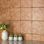 Load image into Gallery viewer, Merola Tile Costa Marron 7.75 inch x 7.75 inch Ceramic Floor and Wall Tile – 11.11 sq ft per Case, Rustic Stone Look Matte Finish