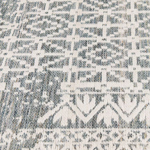 GlucksteinElements Isobel Ivory/Olive 9 ft. x 12 ft. Indoor Area Rug – Modern Moroccan Style Rug