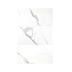 Load image into Gallery viewer, Jeffrey Court Fawn White 10 inch x 20 inch Gloss Subway Ceramic Wall Tile – 10.634 sq. ft. per Case, Marble Look Glossy Finish