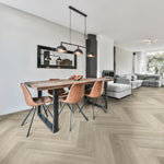 Charger l'image dans la visionneuse de galerie, Creative Surfaces® Portsmouth Herringbone 4.2+1 mm Rigid Core Vinyl 5.91 in. W x 36.02 in. L