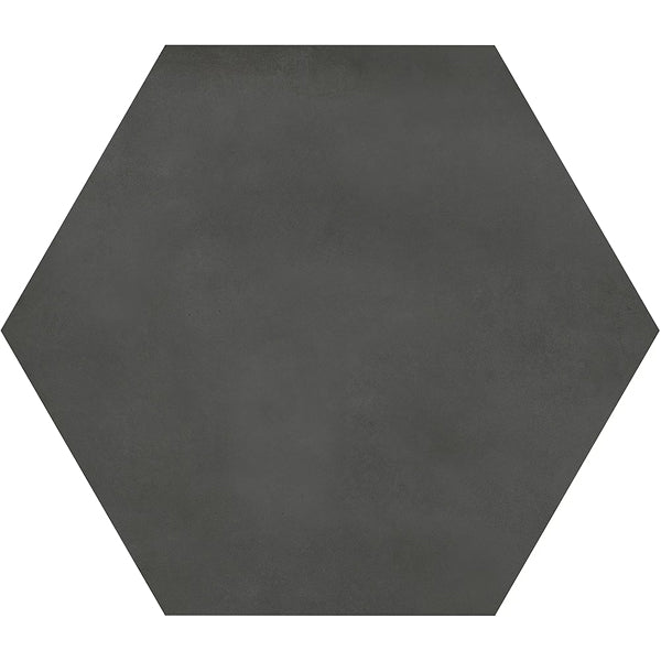 Anatolia Artisano Nero 7 inch x 8 inch Hexagon Matte Porcelain Tile – 2.8 sq.ft. per Case