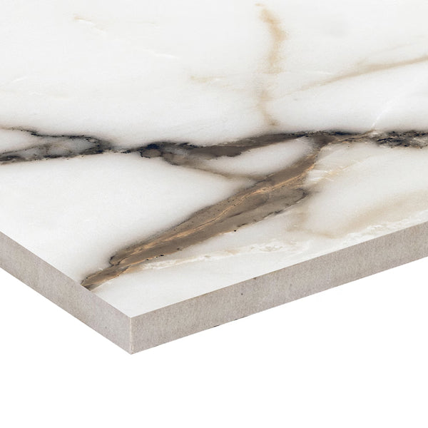 Anatolia Calacatta Solano 6 inch x 12 inch Polished Rectified Porcelain Tile – 9.8 sq.ft. per Case