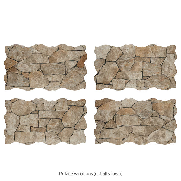 Merola Tile Andorra Beige 10-3/8 inch x 18-3/4 inch Ceramic Wall Tile – 10.88 Sq. Ft. / Case
