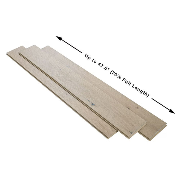 Malibu Wide Plank French Oak Mavericks 3/8-inch Thick x 6-1/2-inch Wide x Varying Length Click Lock Hardwood Flooring (23.64 sq.ft./case)