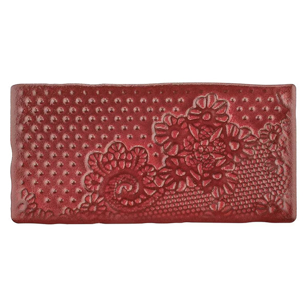 Merola Tile Antic Feelings Red Moon 3 inch x 6 inch Ceramic Wall Tile – 4 sq.ft./case Glossy Patterned Finish