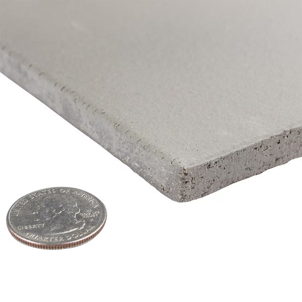 Carrelage de sol et mural en céramique gris Quarry de Merola Tile de 0,46 pouce d'épaisseur, 5,88 pouces de large, 5,98 pi ca/caisse, finition texturée non émaillée