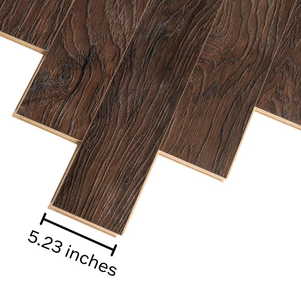 Daltile Asher Bend 5" x 24" Herringbone Rigid Click Luxury Vinyl Flooring – 24 Pc/Carton (18.6 Sq. Ft.)