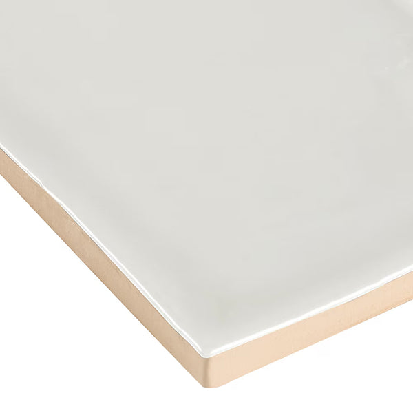 Anatolia Aura Ivory Glossy Pressed Ceramic Wall Tile 3 inch x 12 inch – 10.66 sq.ft./case Glossy Handmade Look