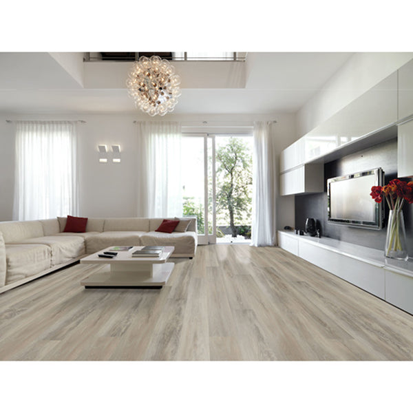 Duraclic Vinyl Flooring Interlocking Planks 6.5 mm x 7.1 in x 48 in – Sierra Mist Oak (18.91 sq ft)